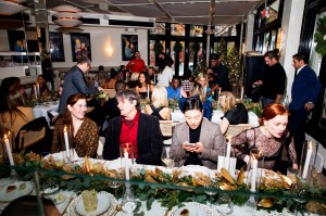 The scene at the Manolo Blahnik's Festive Luncheon.