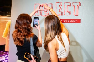 The scene at the Miu Miu Select by Sydney Sweeney event.