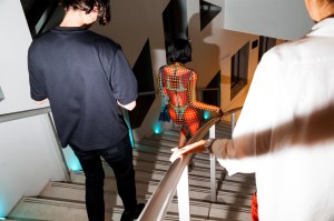 Guests attend the Prada Extends Miami.