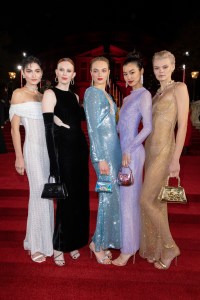 Estella Chen, Fran Summers, Cara Taylor, Grace Elizabeth and Karen Elson