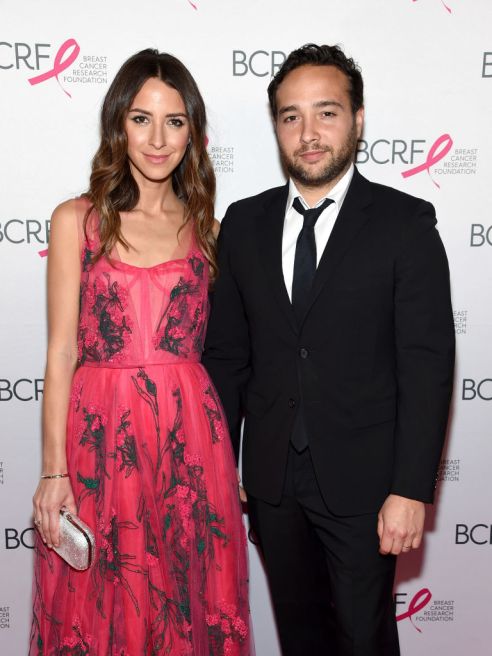 Arielle Charnas and Brandon Charnas attend the Hot Pink Party hosted by the Breast Cancer Research Foundation at Park Avenue Armory on May 15, 2019 in New York City.