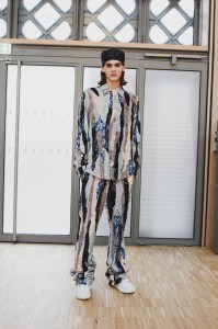Backstage at Amiri Men’s Fall 2023