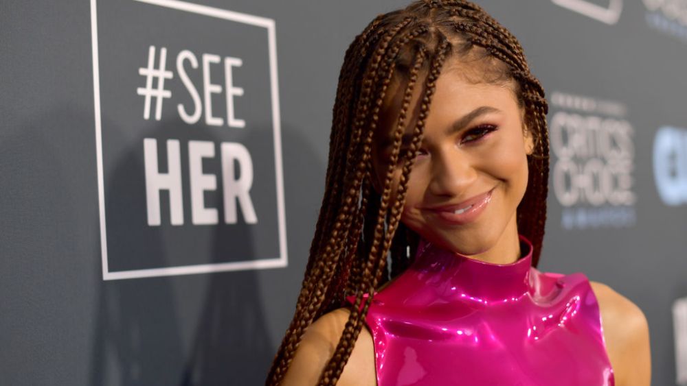 SANTA MONICA, CALIFORNIA - JANUARY 12: Zendaya attends the 25th Annual Critics' Choice Awards at Barker Hangar on January 12, 2020 in Santa Monica, California. (Photo by Matt Winkelmeyer/Getty Images for Critics Choice Association)