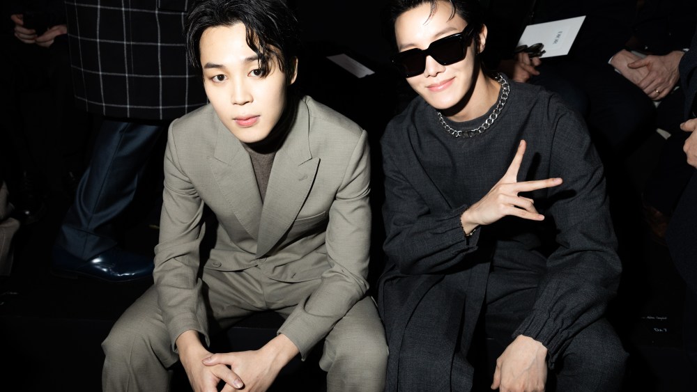 Park Jimin Jung Hoseok BTS Dior Men's show Paris Fashion Week