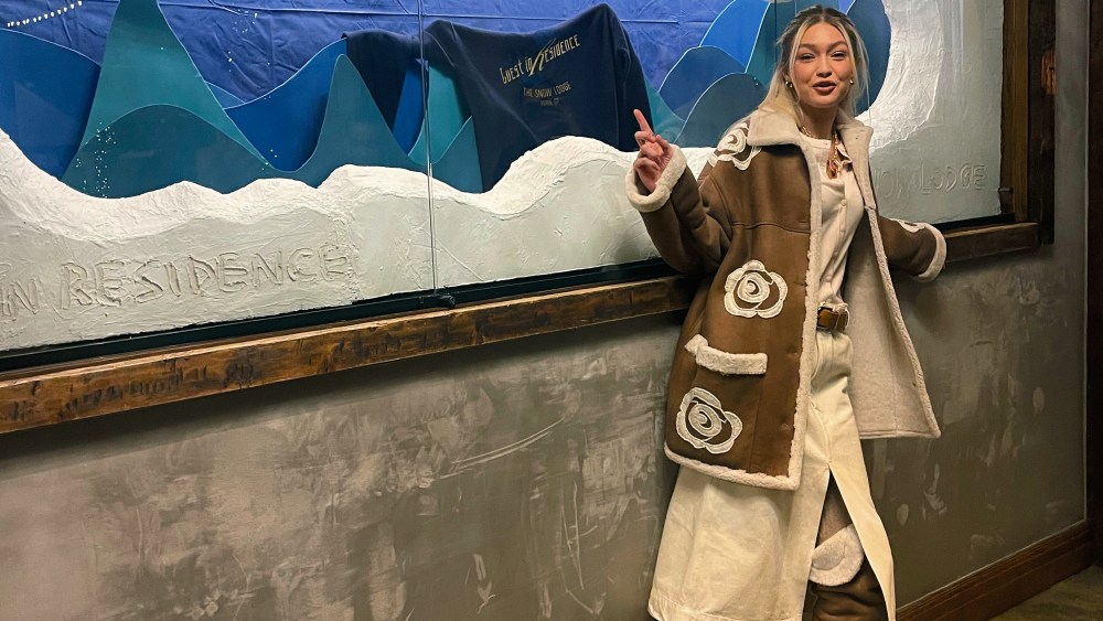 Gigi Hadid The Snow Lodge