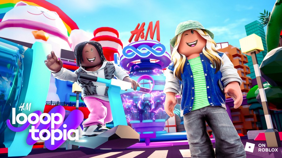 H&M and Dubit's Loooptopia on Roblox.