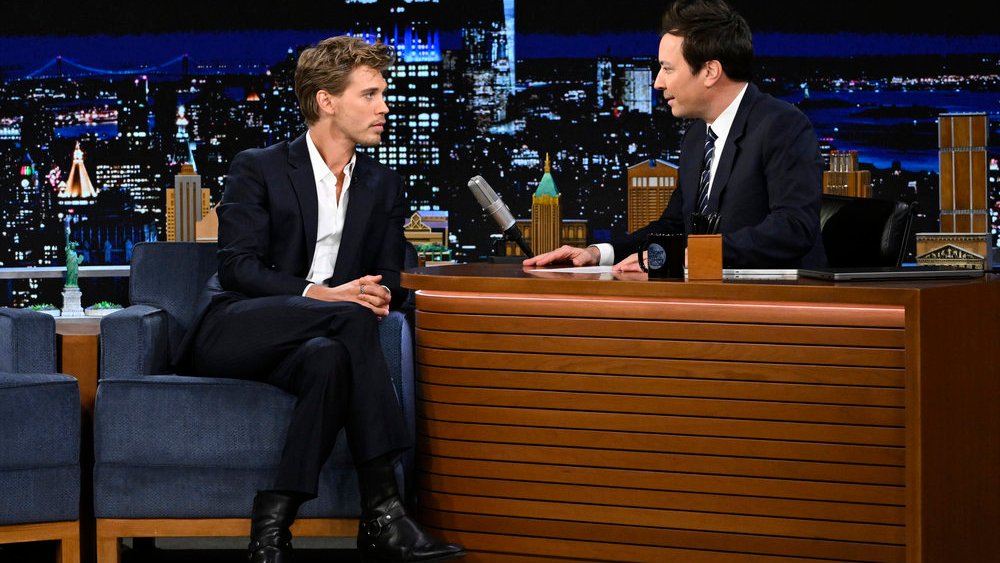 Austin Butler on the Jan. 30 episode of "The Tonight Show Starring Jimmy Fallon."