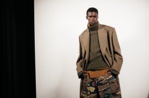 Backstage at Givenchy Men's Fall 2023
