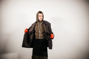 Backstage at Givenchy Men's Fall 2023