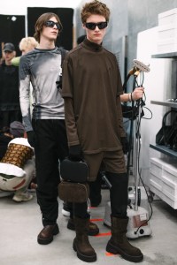 Backstage at 1017 Alyx 9SM RTW Fall 2023