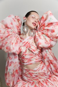 Backstage at Giambattista Valli Couture Spring 2023