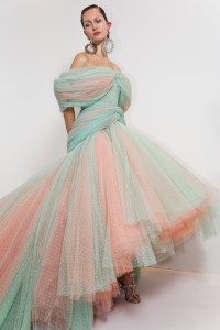 Backstage at Giambattista Valli Couture Spring 2023
