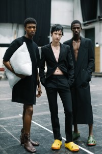 Backstage at JW Anderson Men's Fall 2023