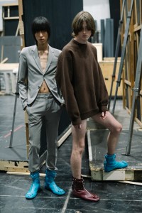Backstage at JW Anderson Men's Fall 2023