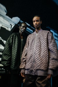 Backstage at Rick Owens Men's fall 2023