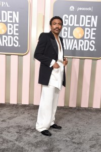 Donald Glover at the 80th Annual Golden Globe Awards held at The Beverly Hilton on January 10, 2023 in Beverly Hills, California.