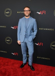 LOS ANGELES, CALIFORNIA - JANUARY 13: Seth Rogen attends the AFI Awards Luncheon at Four Seasons Hotel Los Angeles at Beverly Hills on January 13, 2023 in Los Angeles, California. (Photo by Jon Kopaloff/Getty Images)