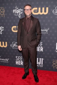 Seth Rogen at the 28th Critics' Choice Awards held at the Fairmont Century Plaza on January 15, 2023 in Los Angeles, California.