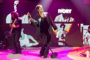 Omar Apollo at the Warner Music Grammy Party held at Hollywood Athletic Club on February 2, 2023 in Los Angeles, California.