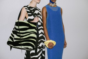Backstage at Jil Sander RTW Fall 2023