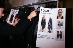 Backstage at Puppets and Puppets RTW Fall 2023