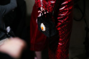 Backstage at Puppets and Puppets RTW Fall 2023