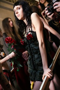 Backstage at Puppets and Puppets RTW Fall 2023