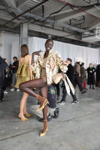 Backstage at Ulla Johnson RTW Fall 2023
