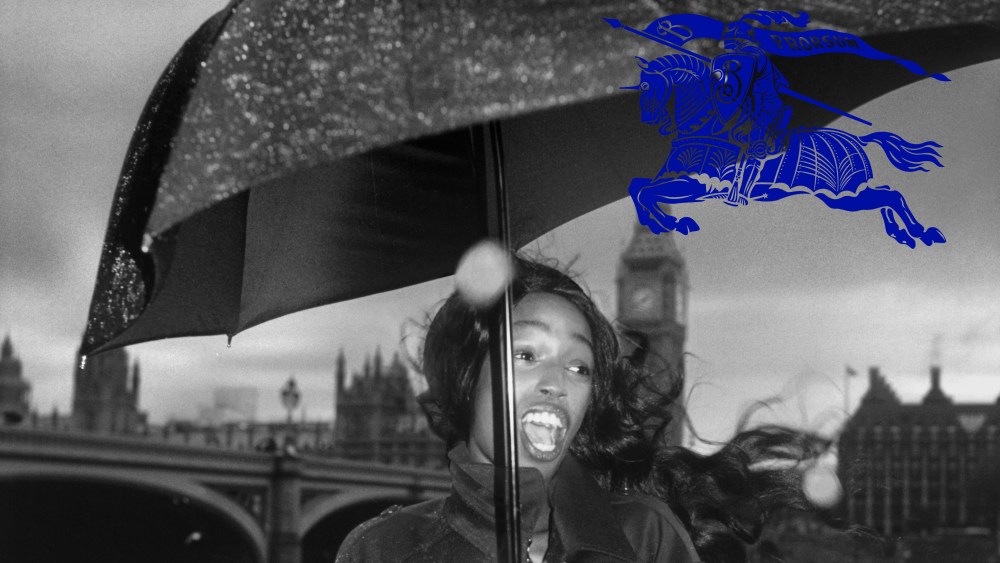 An image from Daniel Lee's first creative campaign for Burberry.