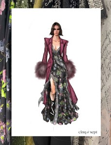 "The Cinq à Sept fall 2023 collection draws from the indulgent attitude of the 1920s party era, exuding a celebratory mood of glamour and optimism.” — Jane Siskin