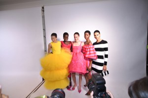 Backstage at Carolina Herrera RTW Fall 2023