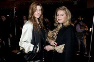 Chiara Mastroianni and Catherine Deneuve