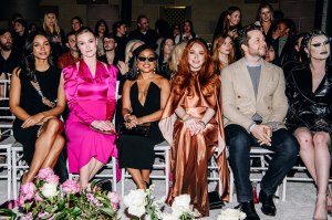 Julia Stiles, Quinta Brunson, Lindsay Lohan and Derek Blasberg.