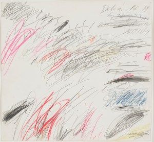 Cy Twombly, “Delian Ode n°19,” August 1961.