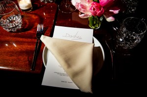 The scene at the Dodiee NYFW dinner.