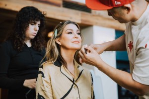 Inside Ellen Pompeo Getting Ready for Michael Kors