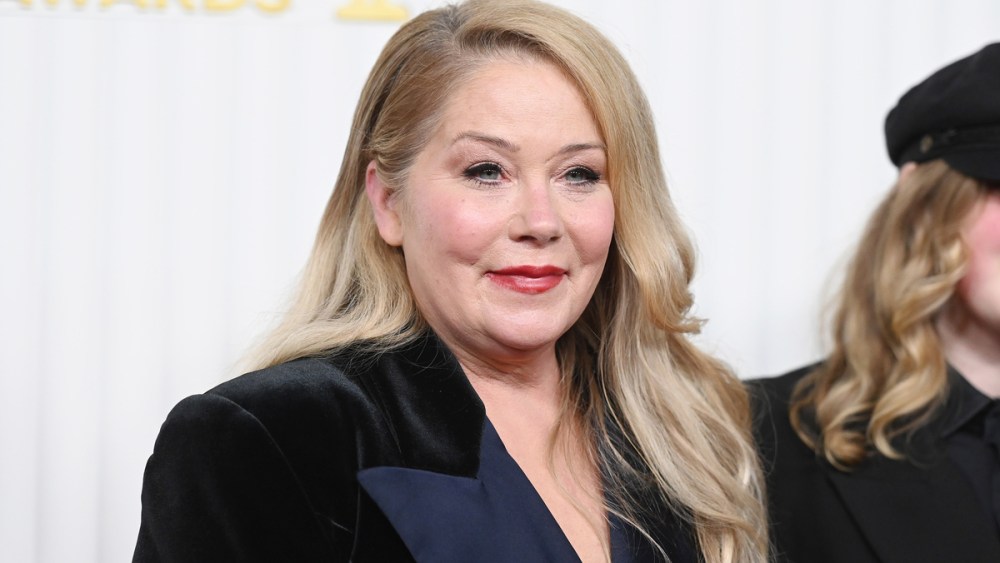 Christina Applegate at the 29th Annual Screen Actors Guild Awards held at the Fairmont Century Plaza on February 26, 2023 in Los Angeles, California.