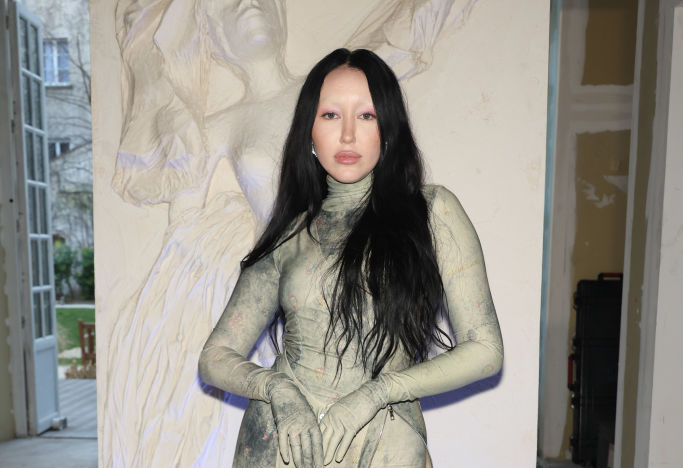 Noah Cyrus at the Weinsanto fall 2023 ready-to-wear show during Paris Fashion Week on Monday in Paris.