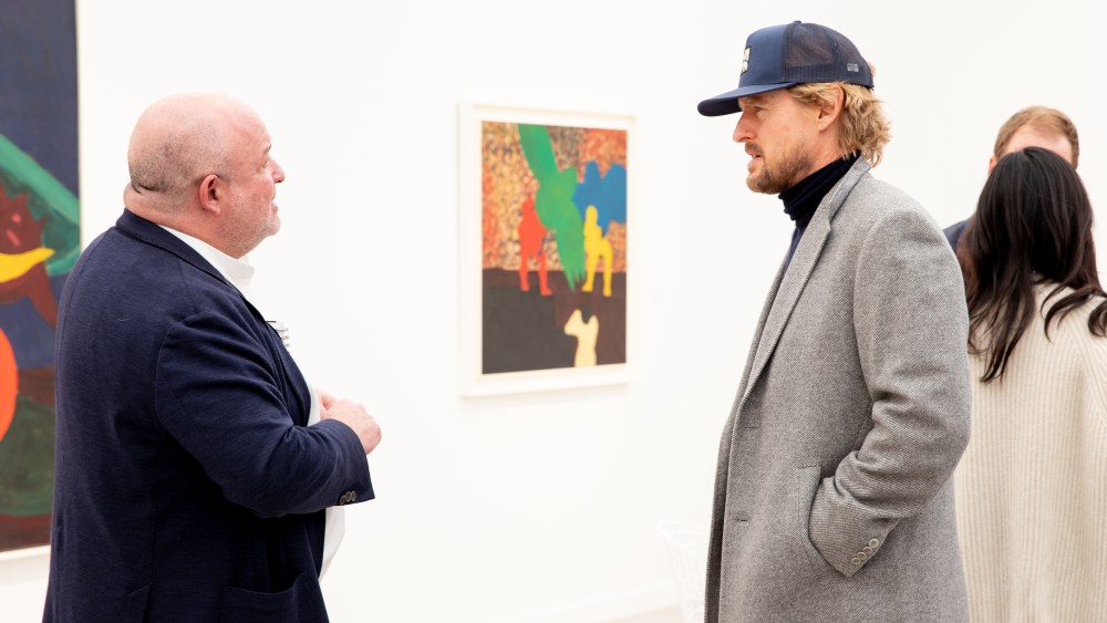 Owen Wilson at Frieze LA