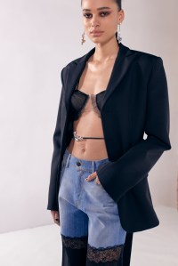 Backstage at Nensi Dojaka RTW Fall 2023