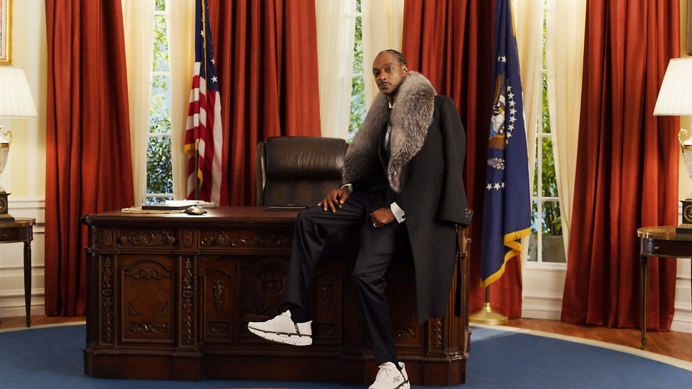 Snoop Dogg in the campaign for Skechers' 2023 Super Bowl commercial.