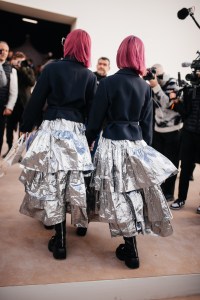 Street style at Paris Fashion Week Fall 2023