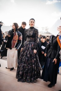 Street style at Paris Fashion Week Fall 2023
