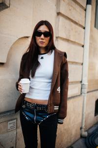 Street style at Paris Fashion Week Fall 2023