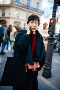 Street style at Paris Fashion Week Fall 2023