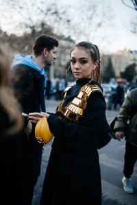 Street style at Paris Fashion Week Fall 2023