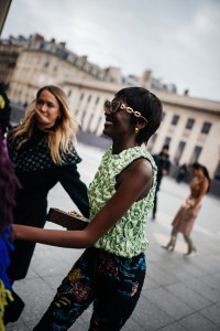 Street style at Paris Fashion Week Fall 2023