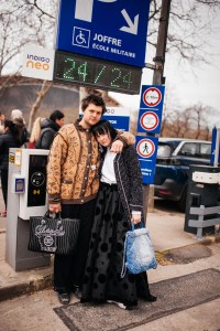 Street style at Paris Fashion Week Fall 2023