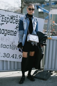Street style at Paris Fashion Week Fall 2023