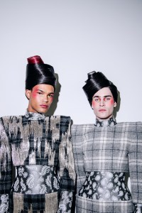 Backstage at Thom Browne RTW Fall 2023